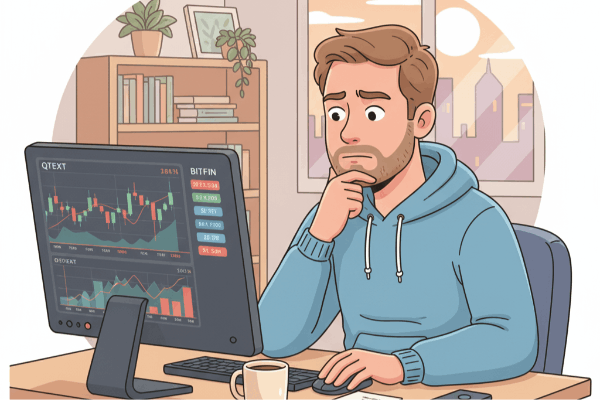 Trader analyzing charts